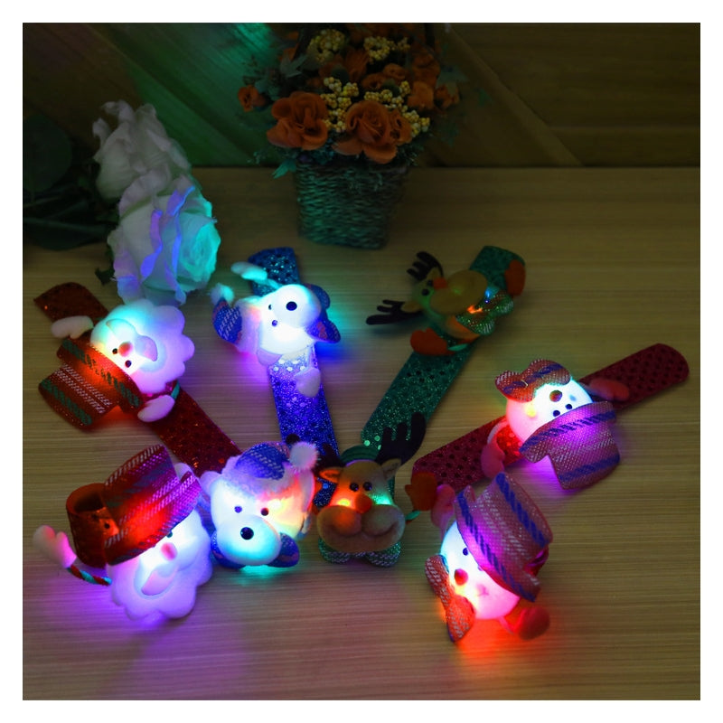 Christmas Glitter Snap Bracelet