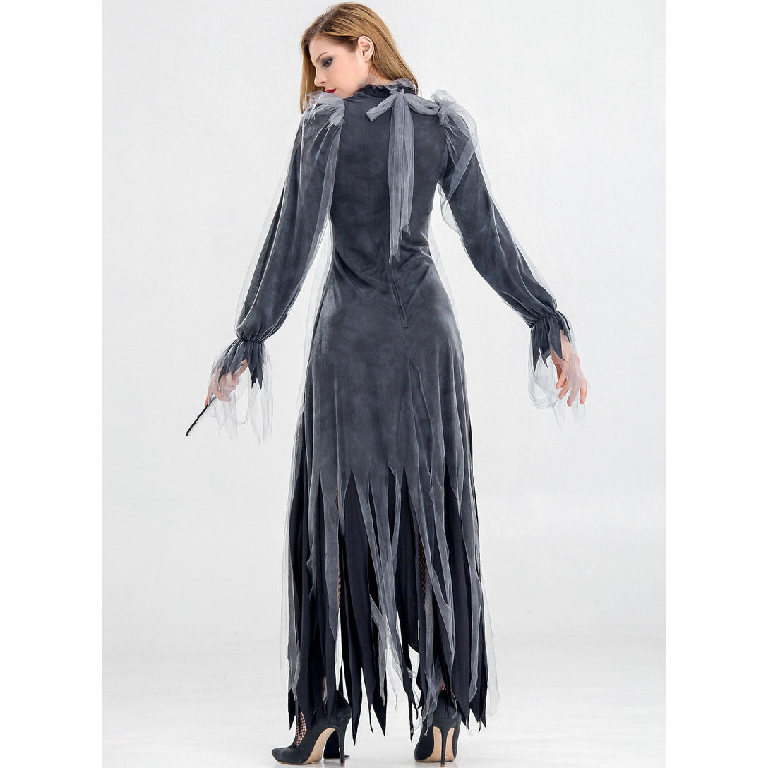 Zombie Bride Costume Halloween Stage Performance S-XL