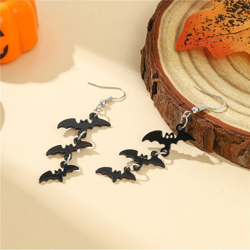Halloween Bat Earrings
