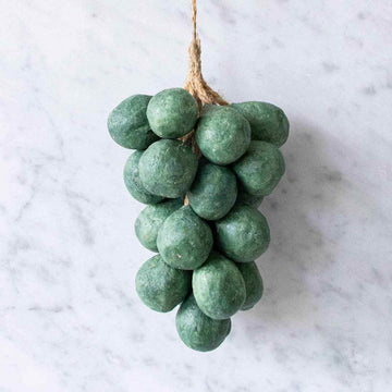 Handcrafted Grapes Soap - 100% Olive Oil - Olive Green