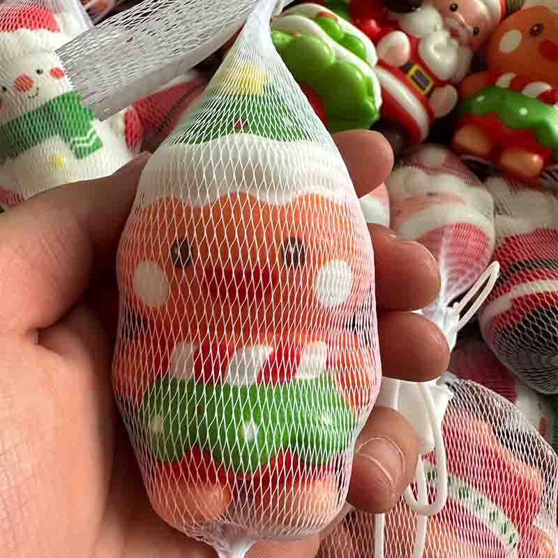Christmas Stress Relief Squeeze Toys Santa Reindeer Gifts 6pcs/Set