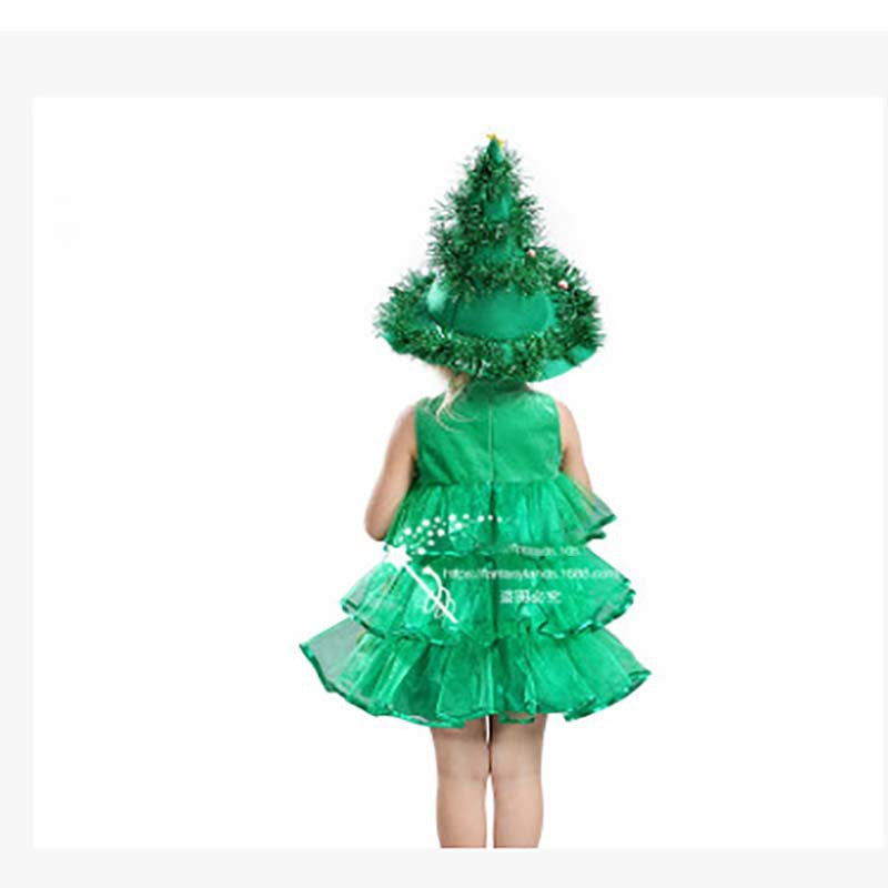 Christmas Elf Dress For Girls, Performance Costume For Kindergarten