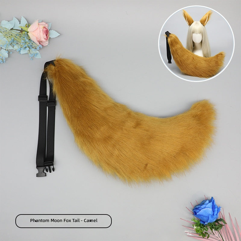 Halloween Cosplay Large Handmade Furry Wolf Tail