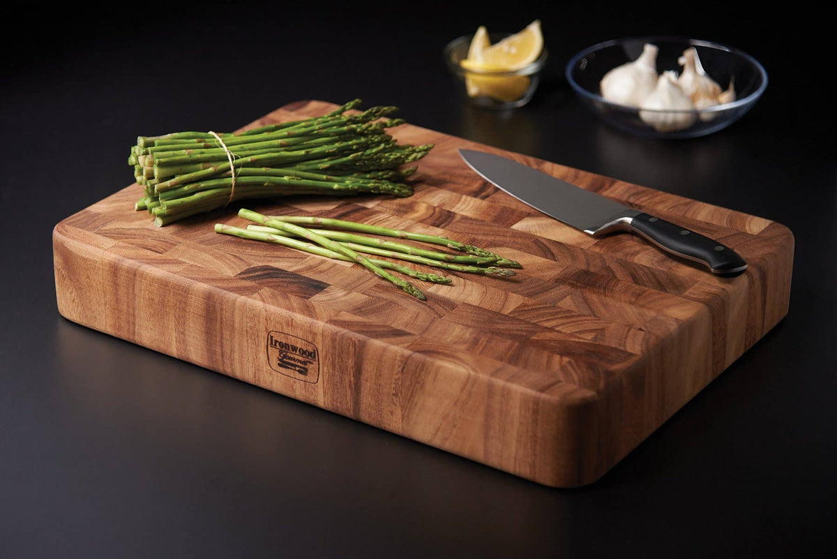 Heirloom Acacia End Grain Cutting Board | Extra Thick Butcher Block
