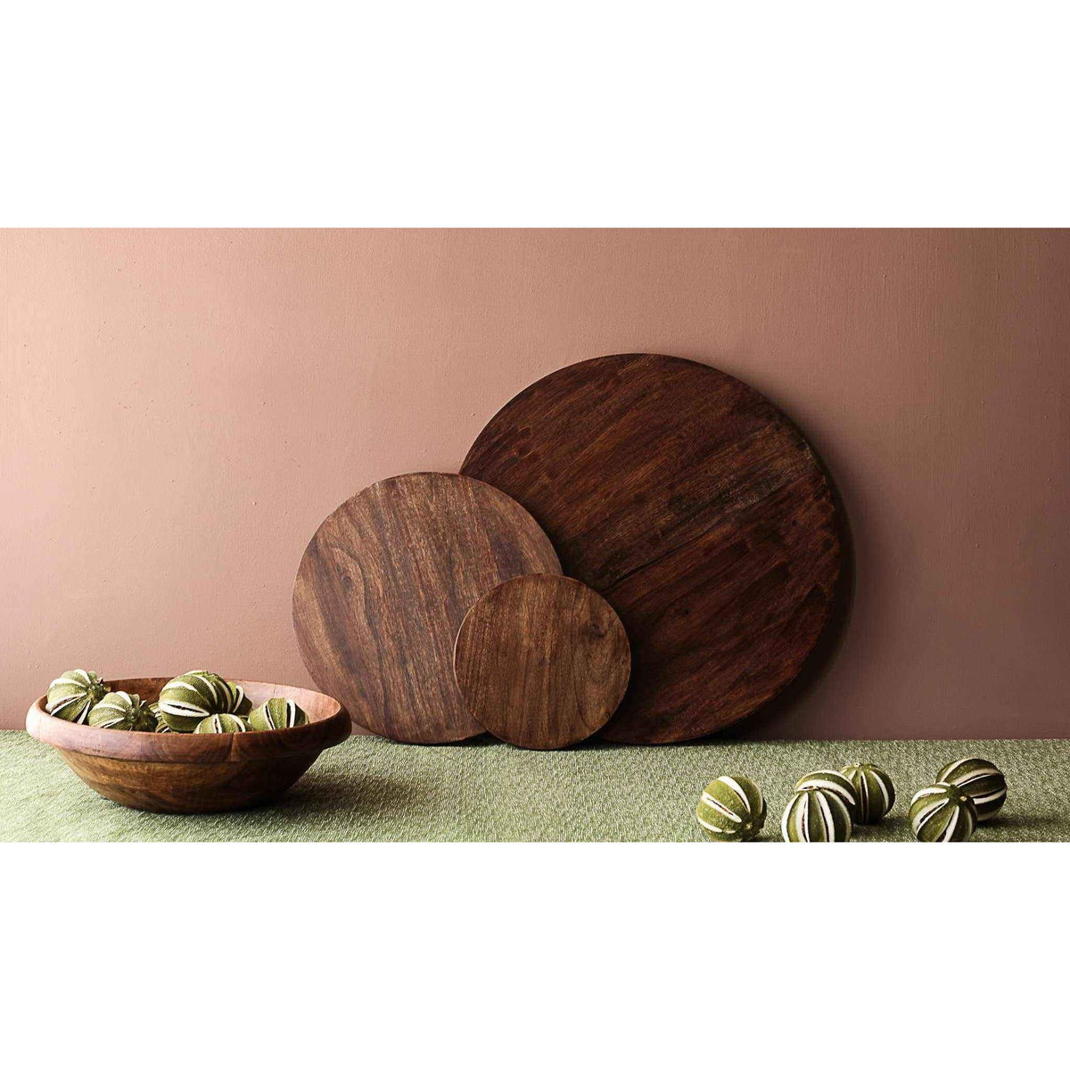 Wooden salad bowl