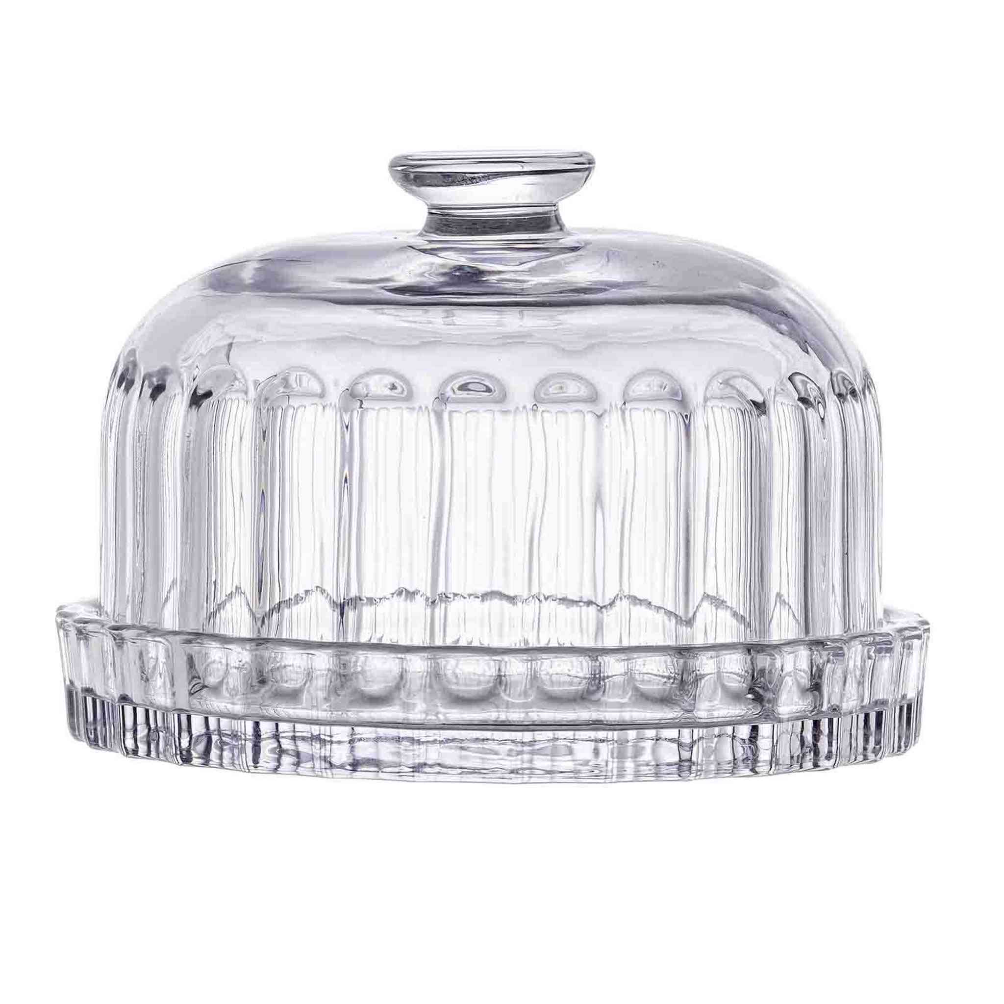 Glass Dessert Dish with Lid