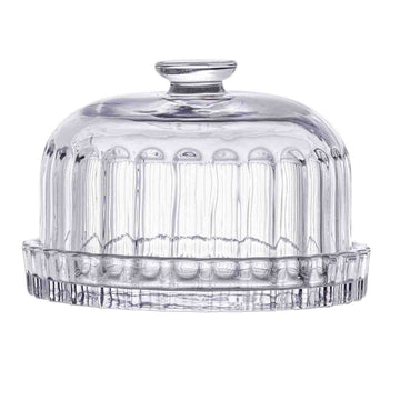 Glass Dessert Dish with Lid