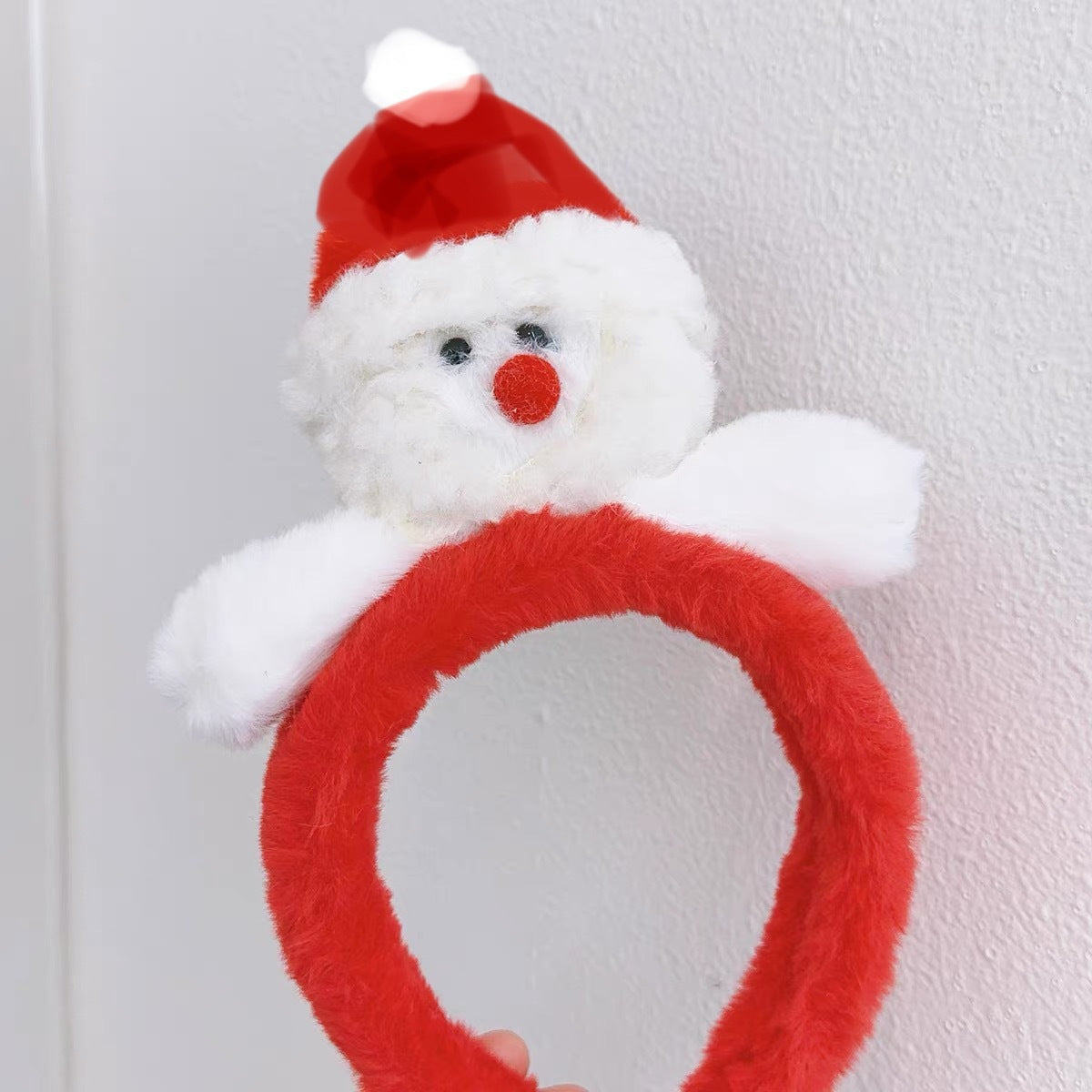 Christmas Santa Claus Headband With Cute Bear Ears