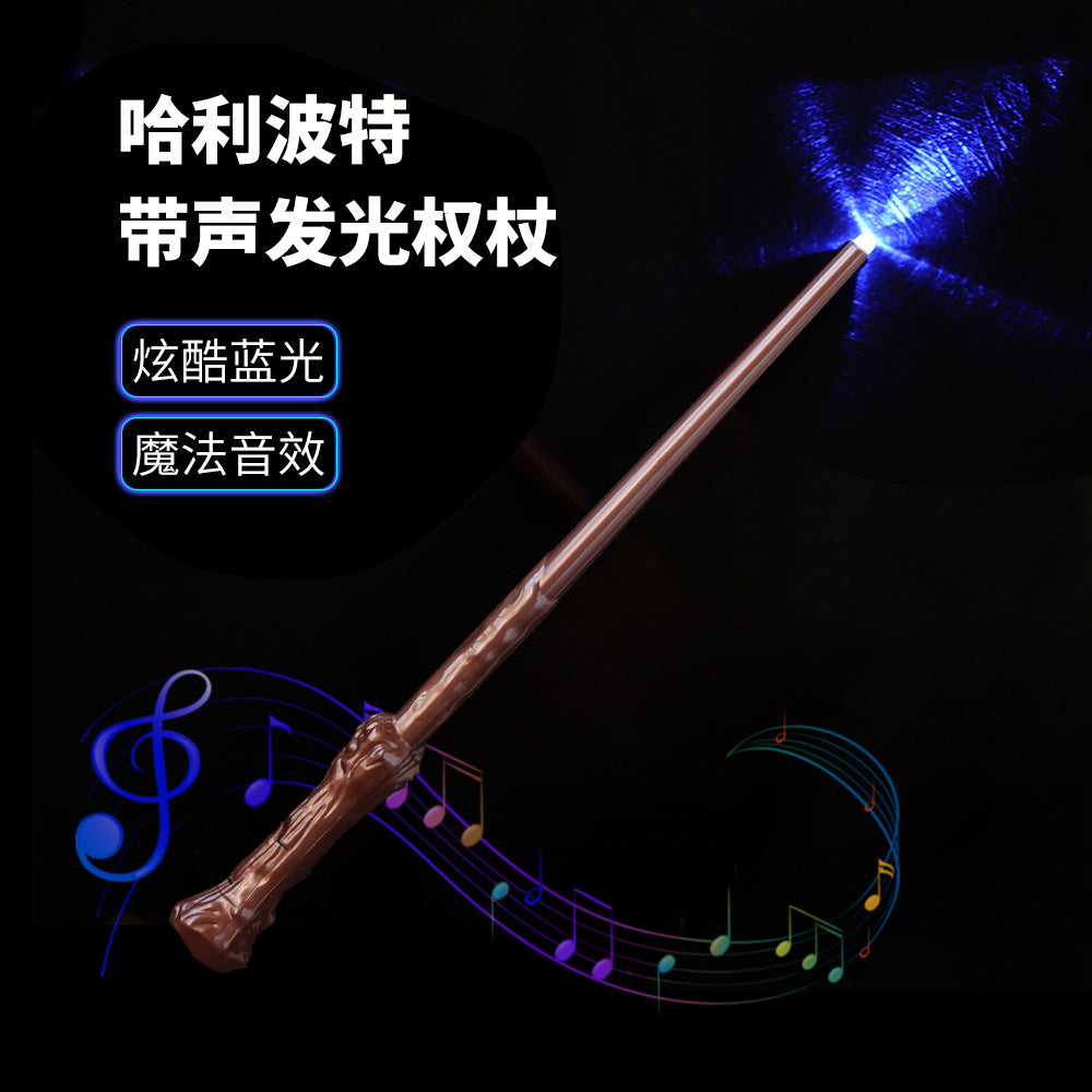 Harry Potter Hermione Wand Glowing Music Staff Halloween Prop