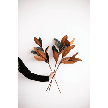 Magnolia Faux Leaves Small