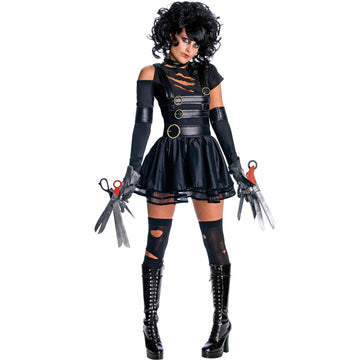 Edward Scissorhands Cosplay Costume For Women Sizes M-XL