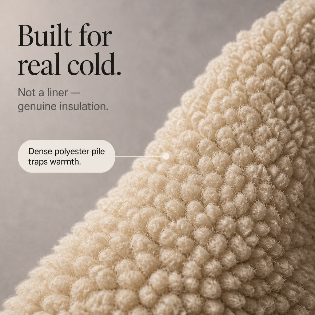 Wintervia – Sherpa Windproof Long Coat