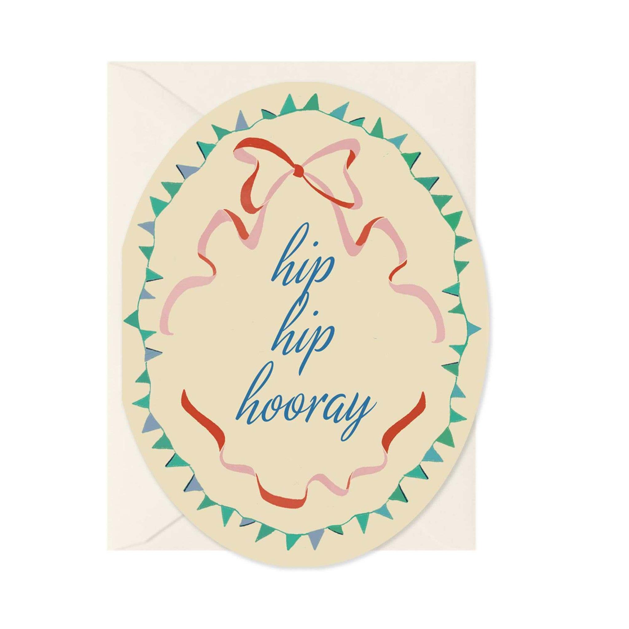 Hip Hip Hooray - Oval