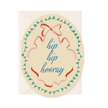 Hip Hip Hooray - Oval