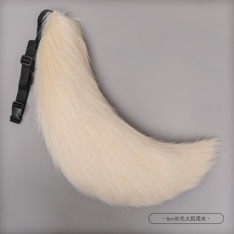 Halloween Cosplay Large Handmade Furry Wolf Tail