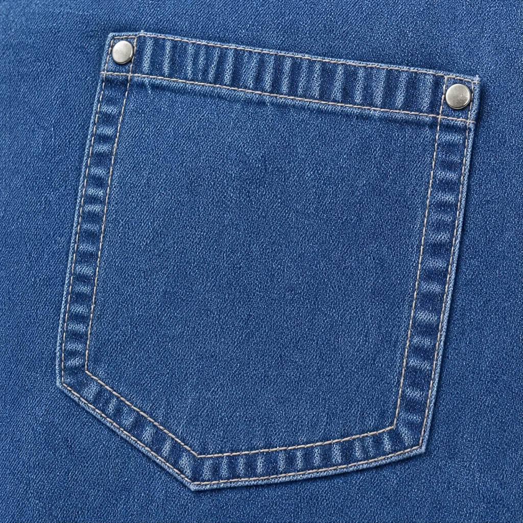 Easewell – Lightweight Denim-Look Midi Shirt Dress