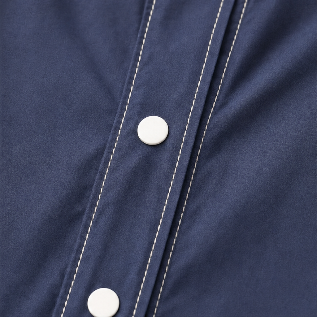 Collara – Lapel Collar Half-Sleeve Midi Dress