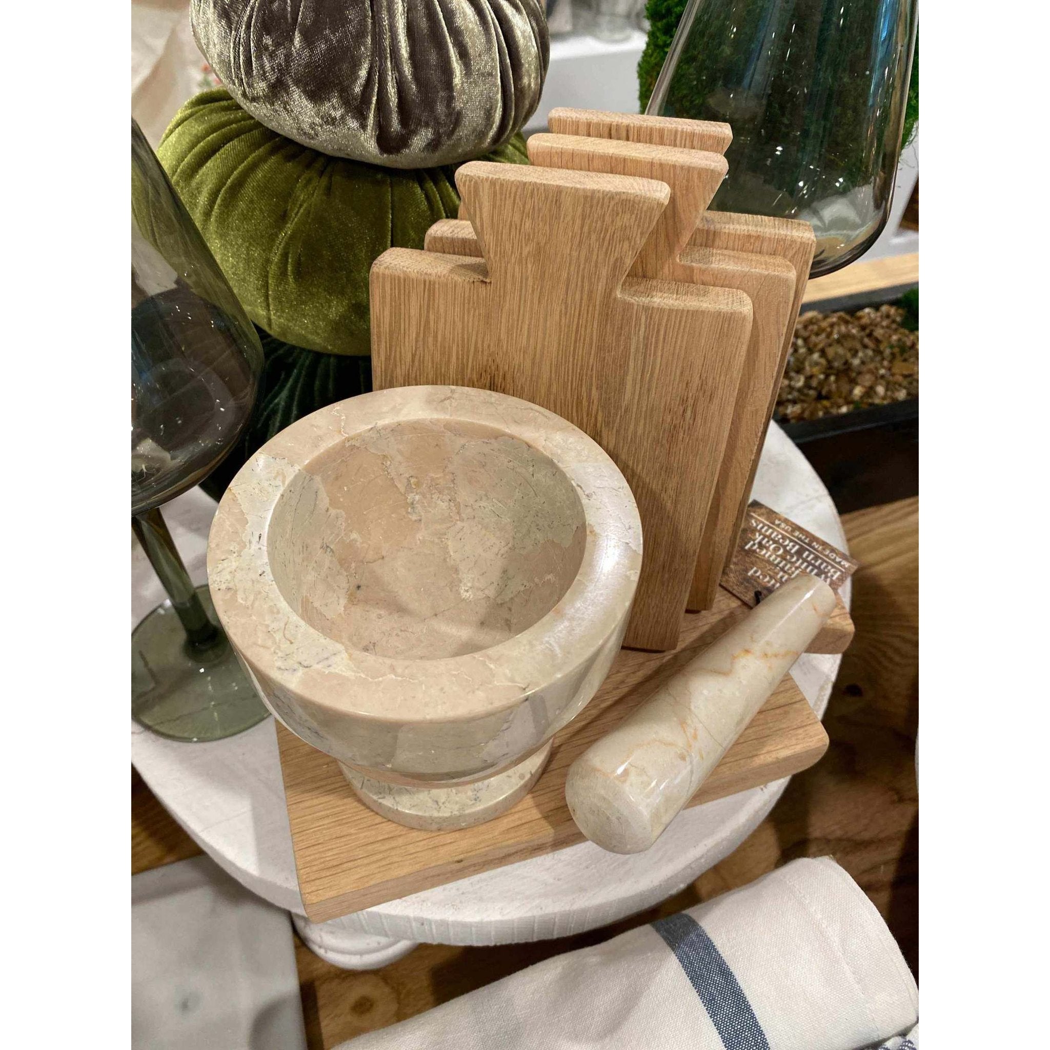 Stone Mortar and Pestle