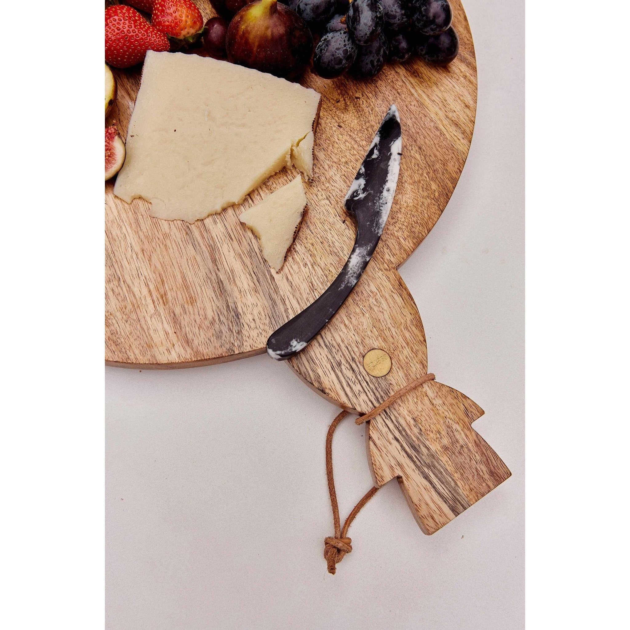 Wood Round Grazing Board