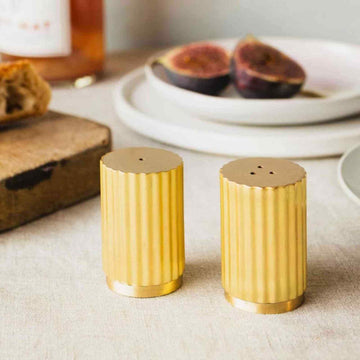 Brass Salt and pepper shakers