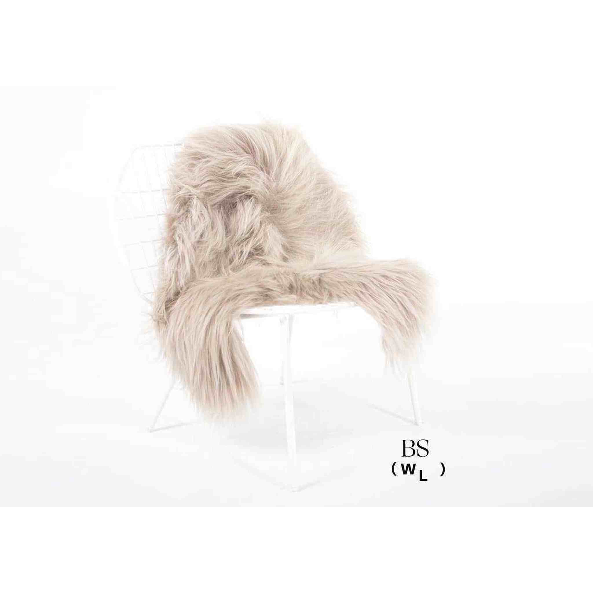 Nude Icelandic Sheepskin Throw Rug
