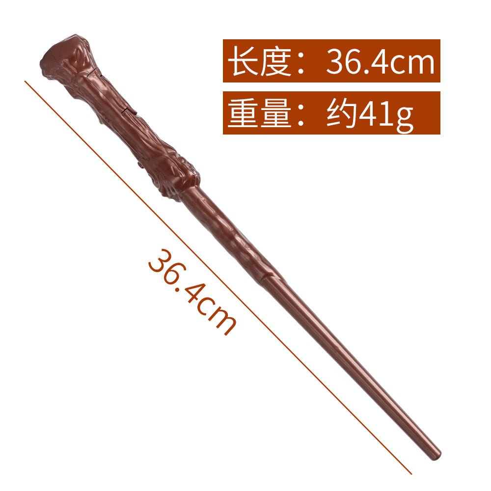 Harry Potter Hermione Wand Glowing Music Staff Halloween Prop
