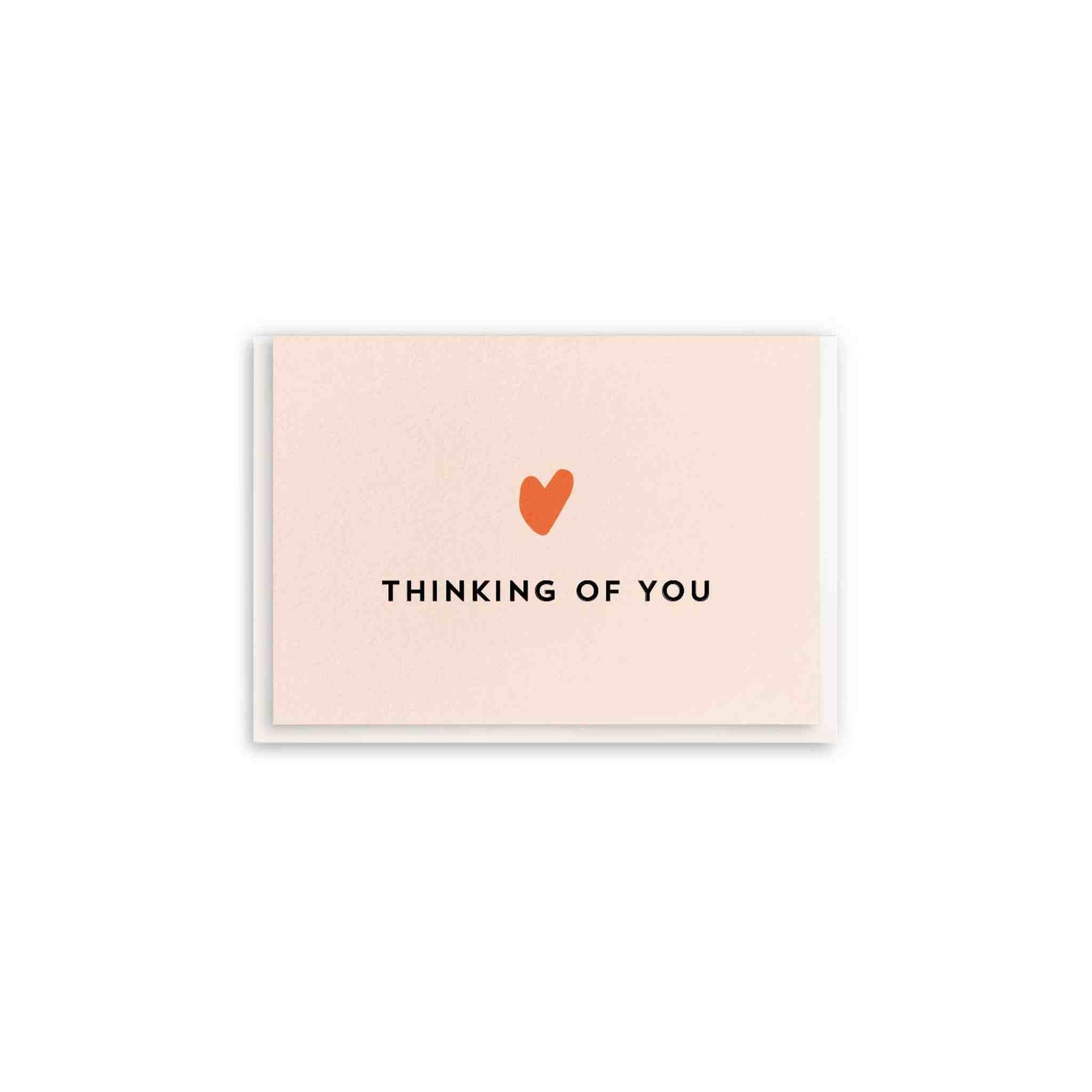 Thinking Of You - Enclosure Greeting Card