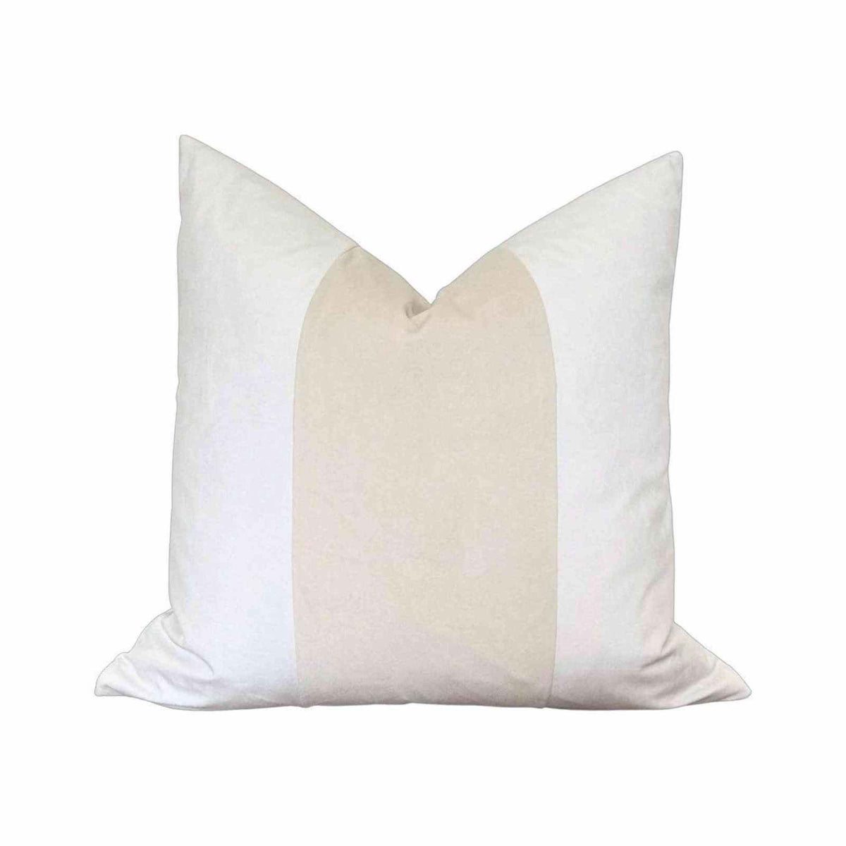 Mezzo Velvet Pillow Cover - Tan 12x20