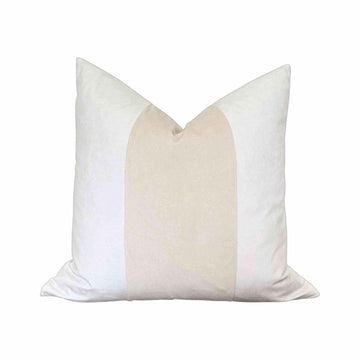 Mezzo Velvet Pillow Cover - Tan 12x20