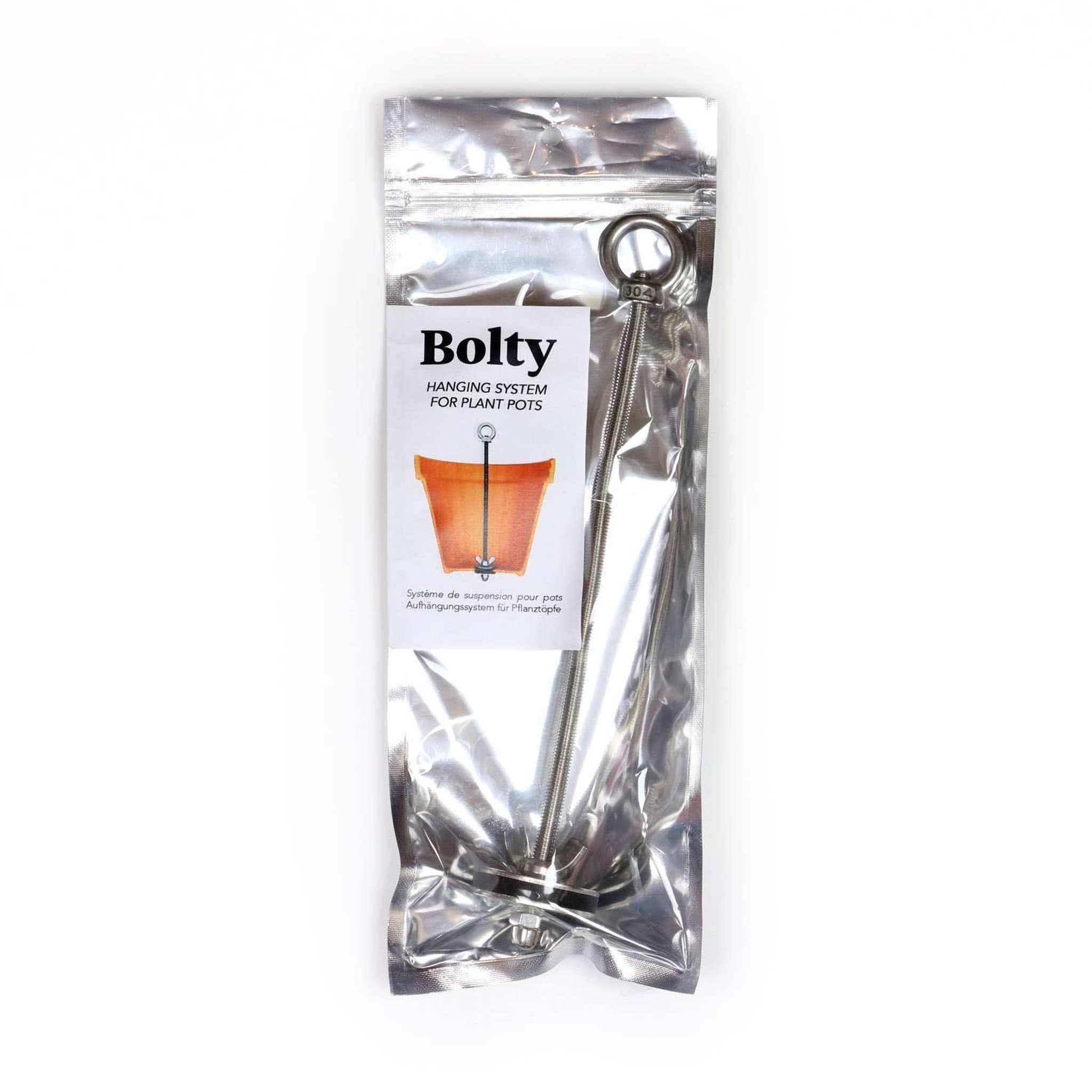 Bolty ¨C Hanging planter system for plant pots