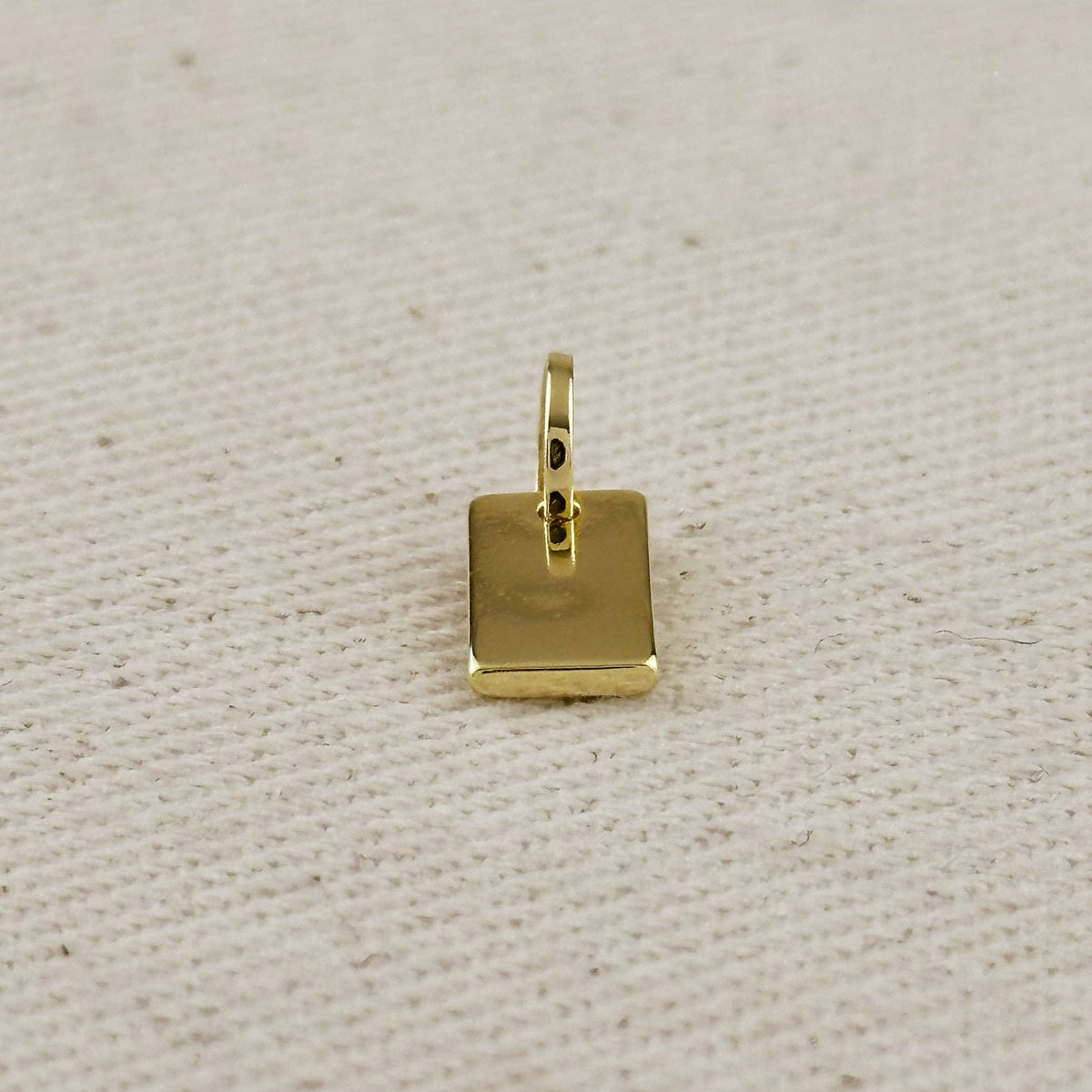 Engravable Plaque Charm 10.0mm x 6.0mm