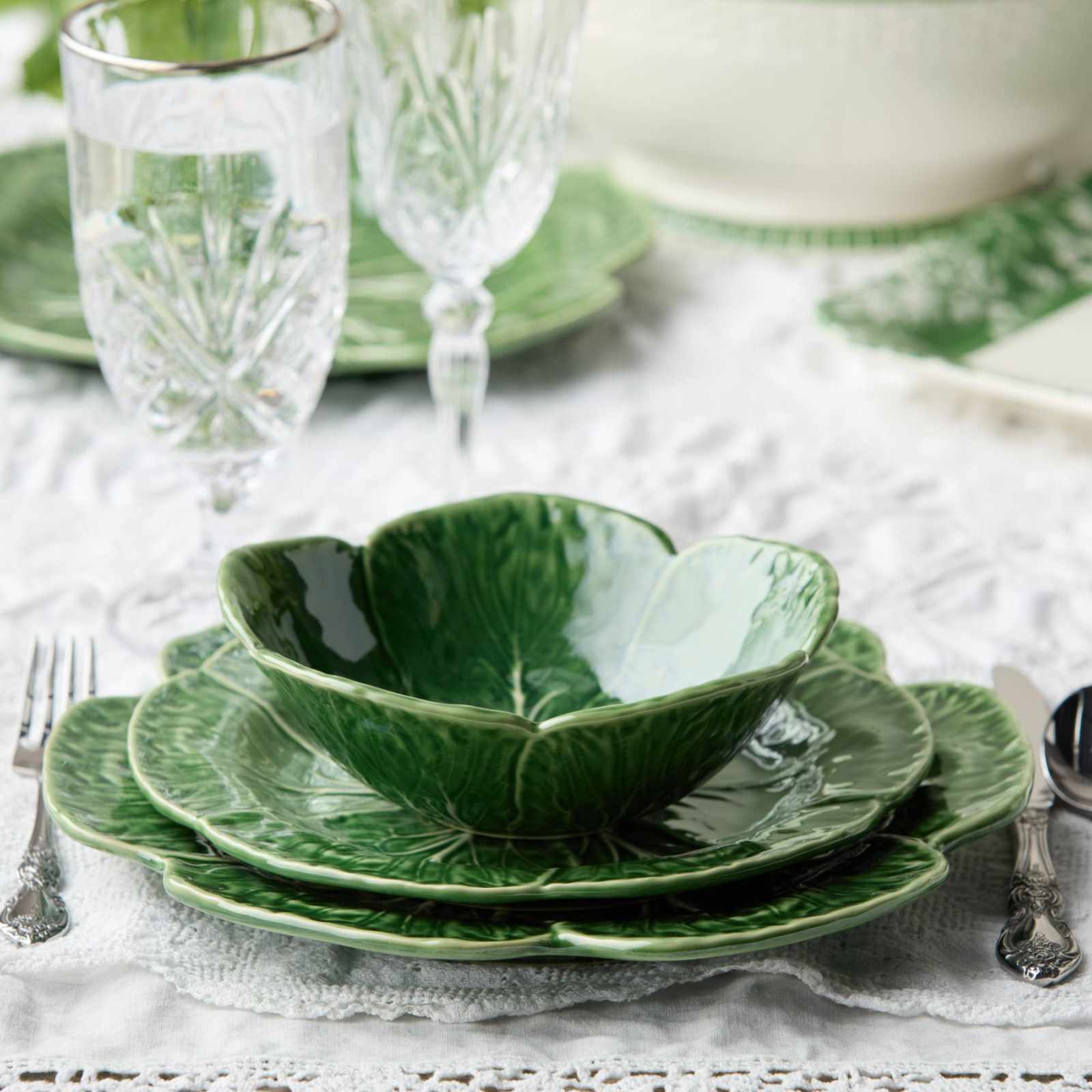 Le Jardin Cabbage 3-D Cereal Bowl