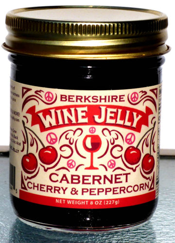 Cabernet Wine Jelly with Cherry and Peppercorns