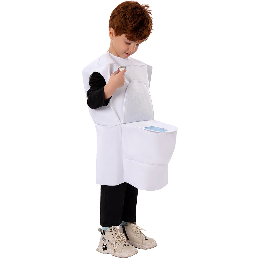 Halloween Cosplay Tight Bodysuit: Skibidi Toilet Vs Camera Man