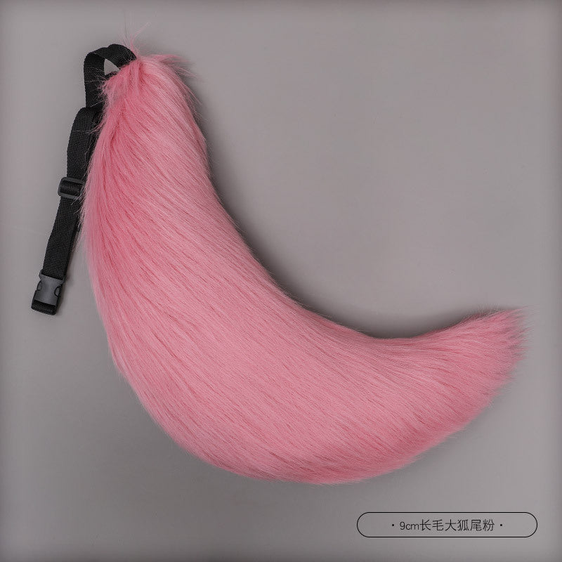 Halloween Cosplay Large Handmade Furry Wolf Tail