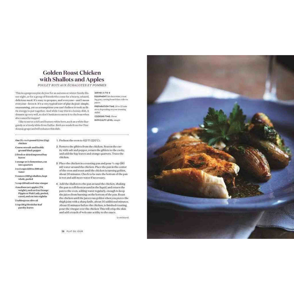 Plat du Jour: French Dinners Made Easy: Hardcover