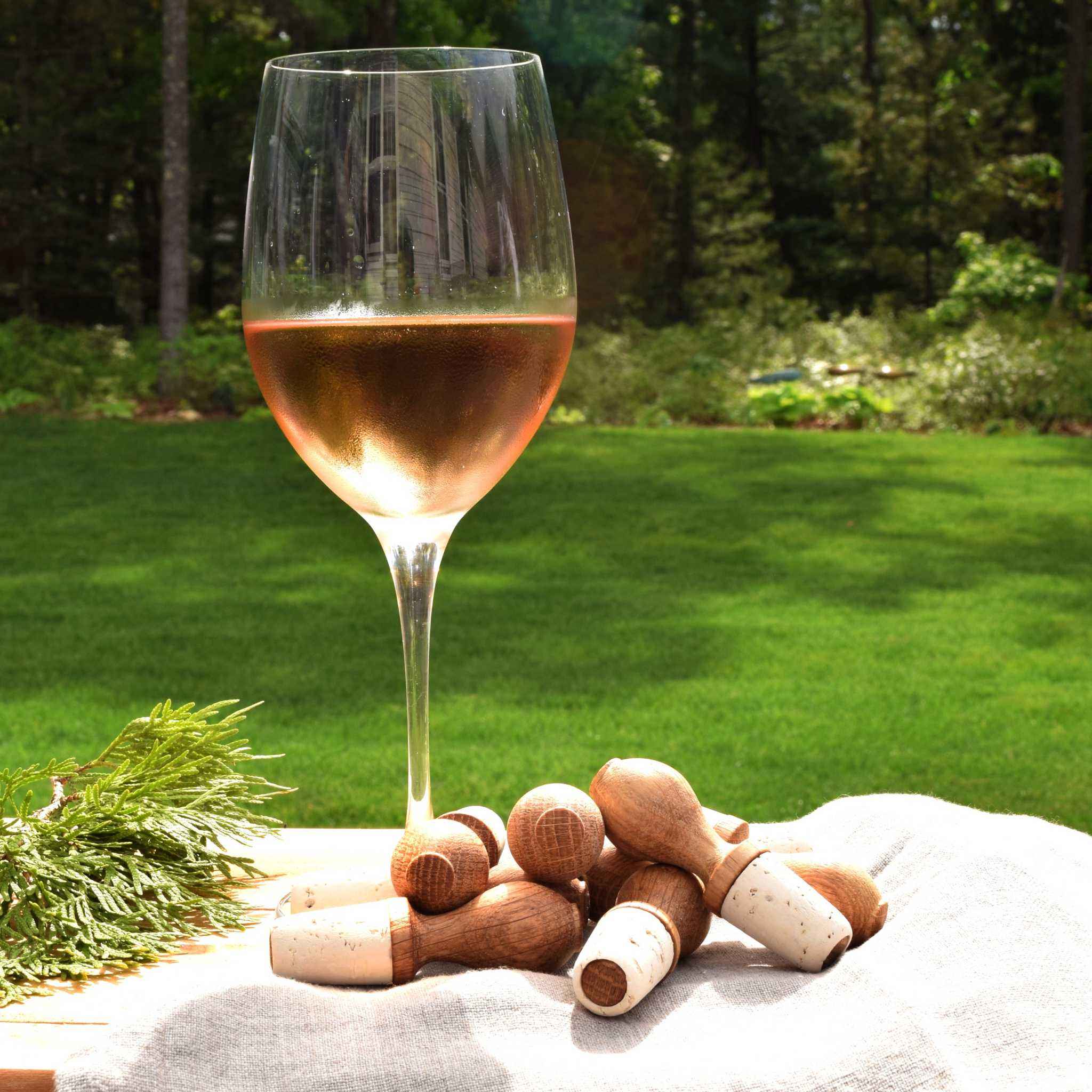 Wood Oak Fine Beverage Stopper