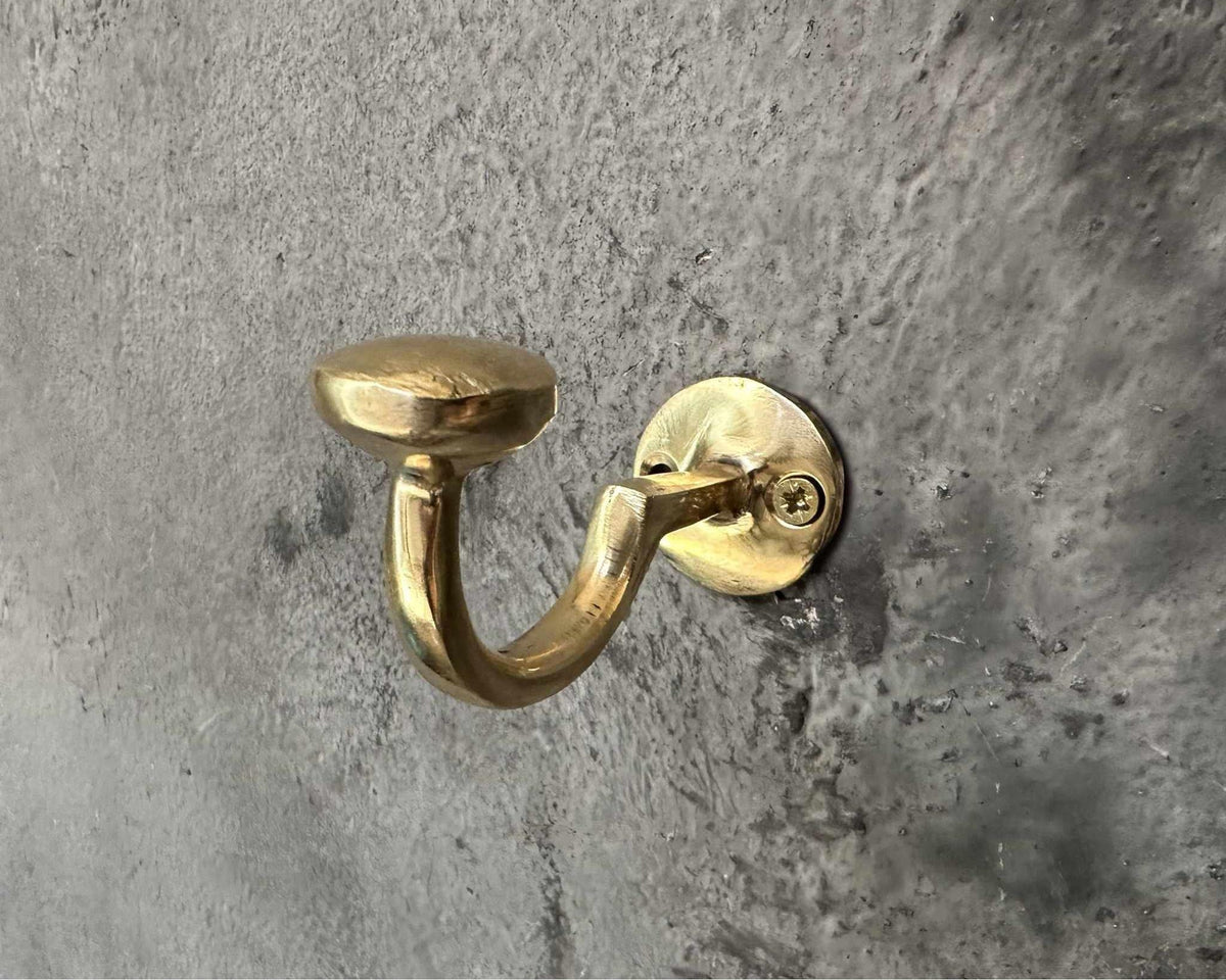 Solid Brass Wall Mounted Hooks