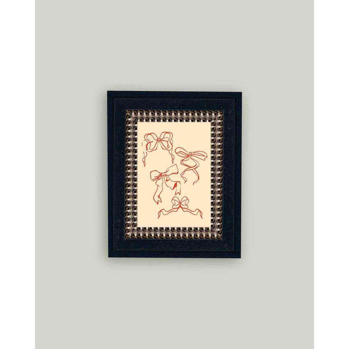 Framed Bows Wall Art