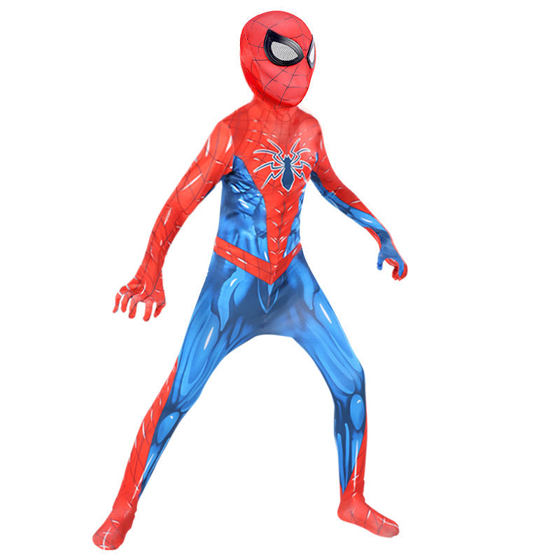Black Red Spider Costume For Kids Halloween Cosplay