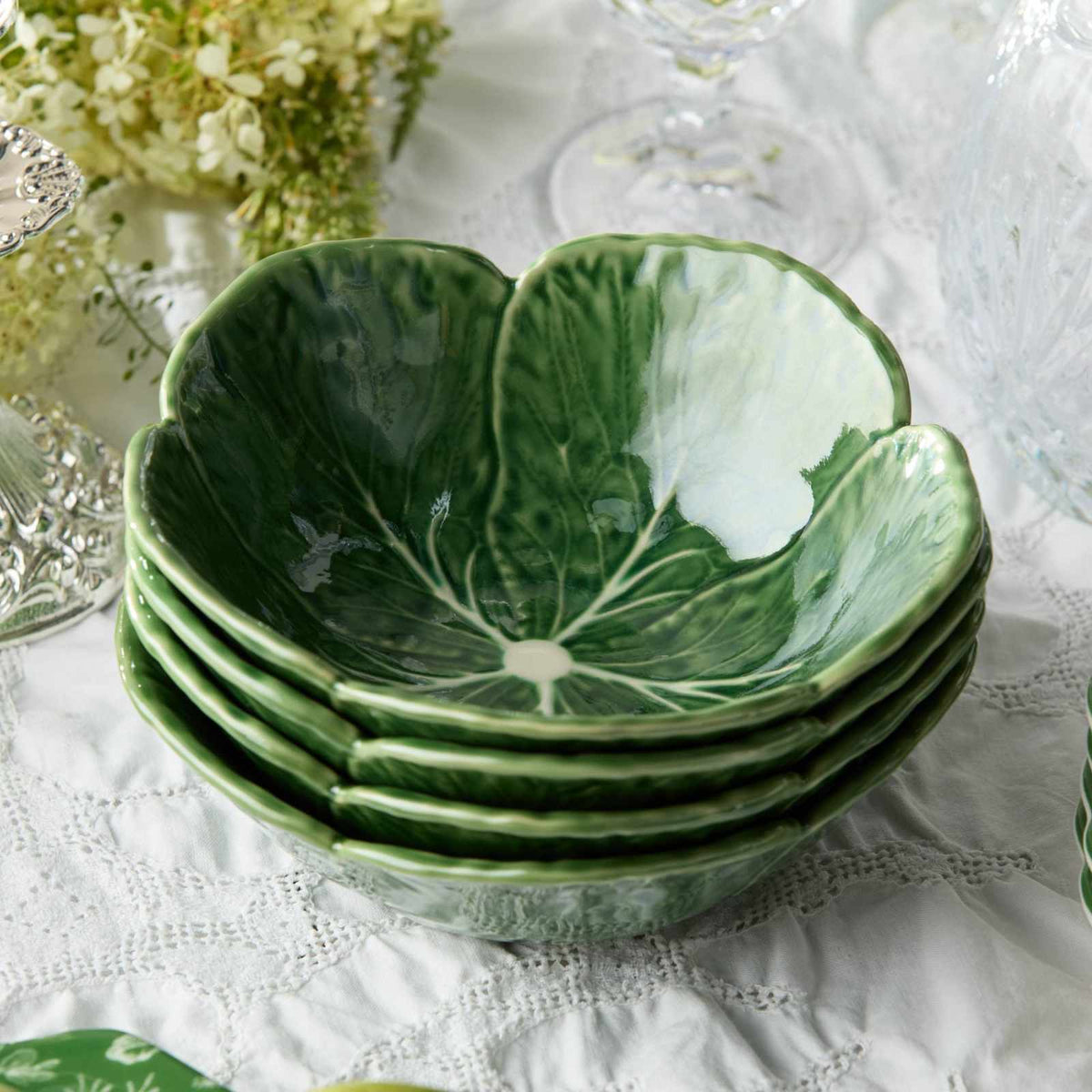 Le Jardin Cabbage 3-D Cereal Bowl