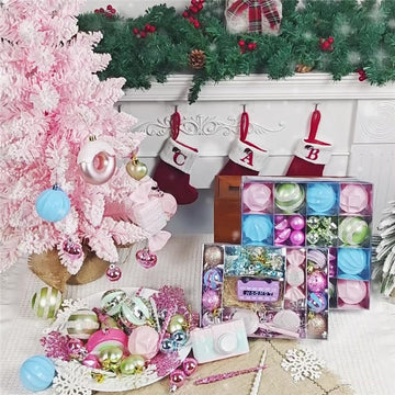 Macaron Christmas Ball Set