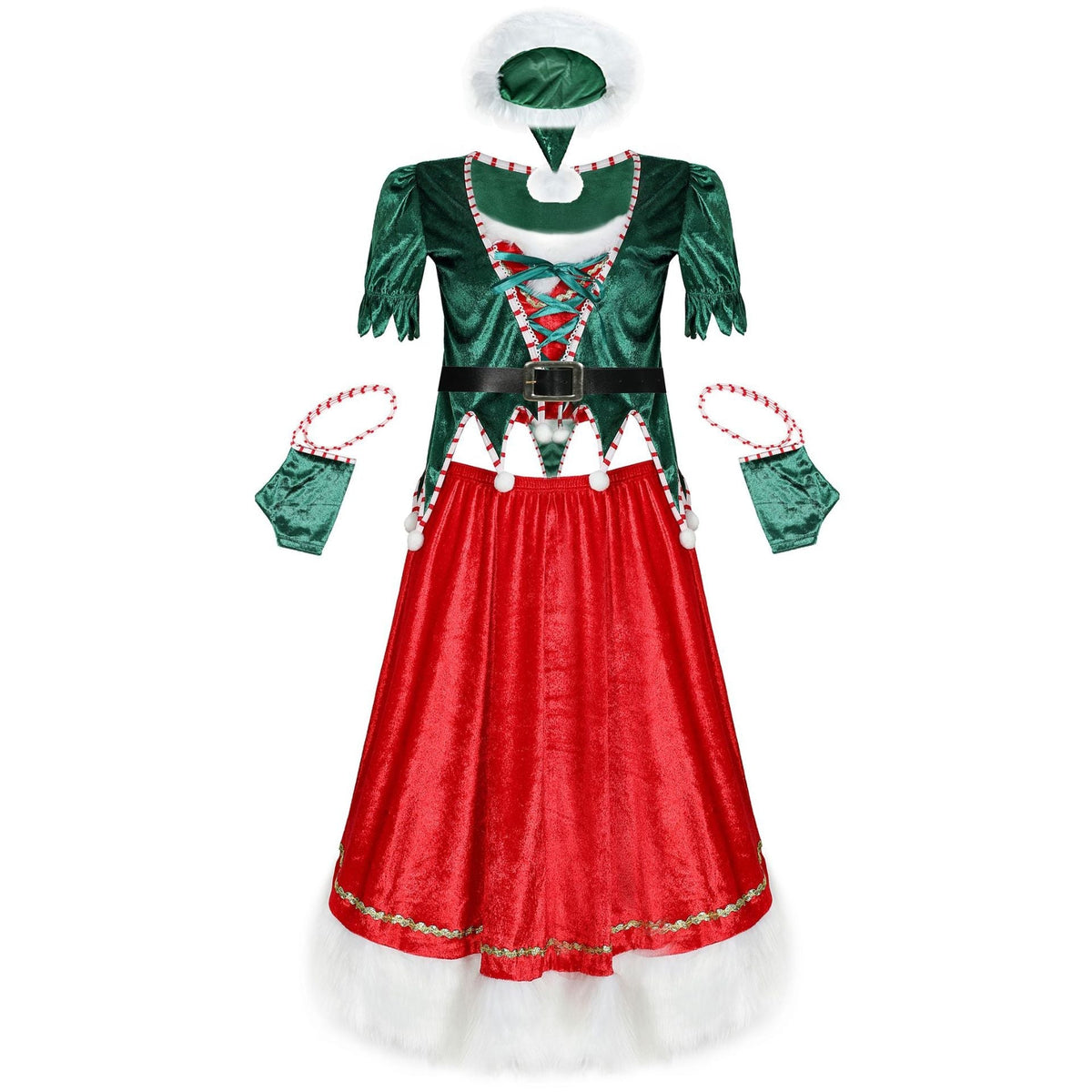 Sexy Christmas Tree Costume S-XXL Stage Cosplay Outfit
