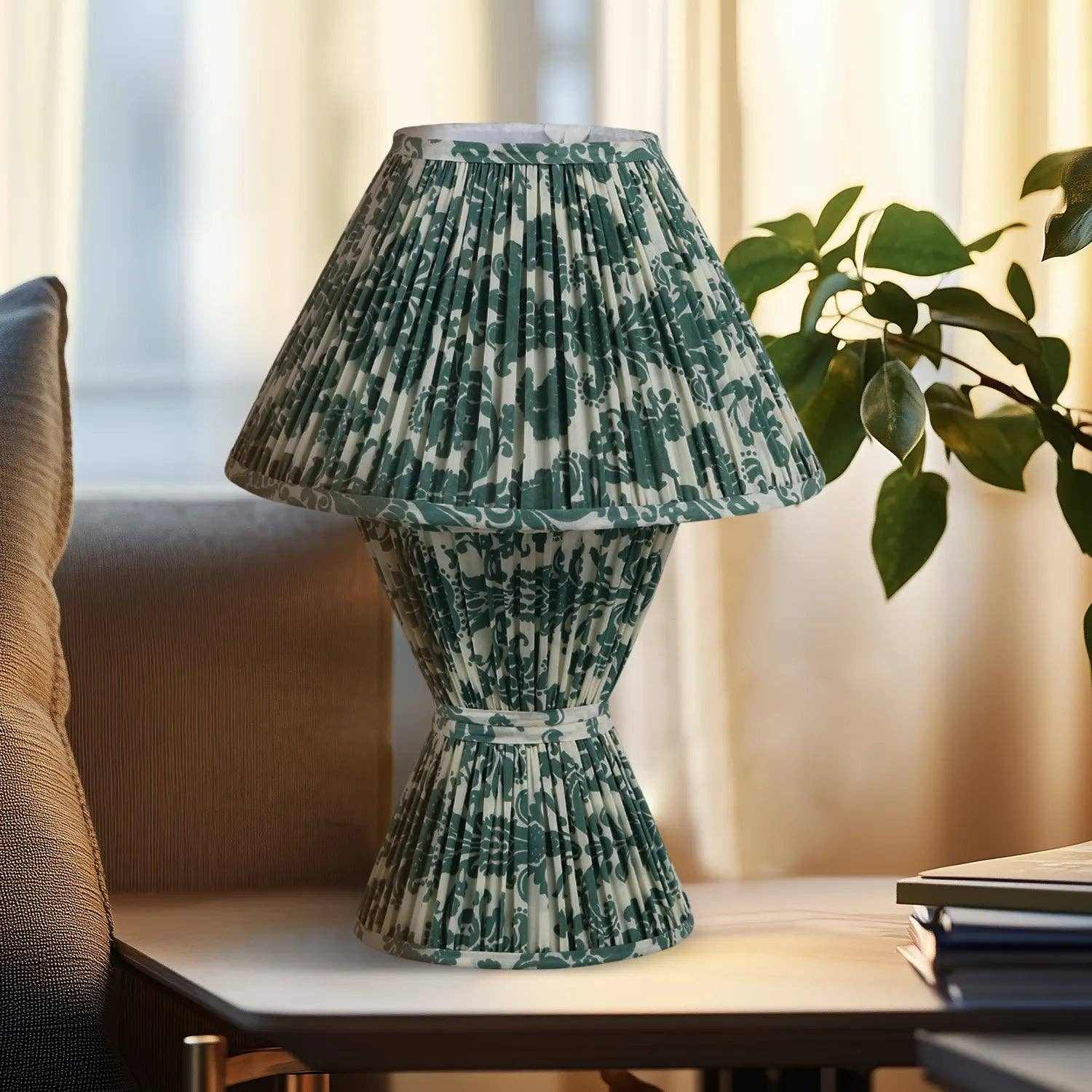Verde Pleated Table Lamp