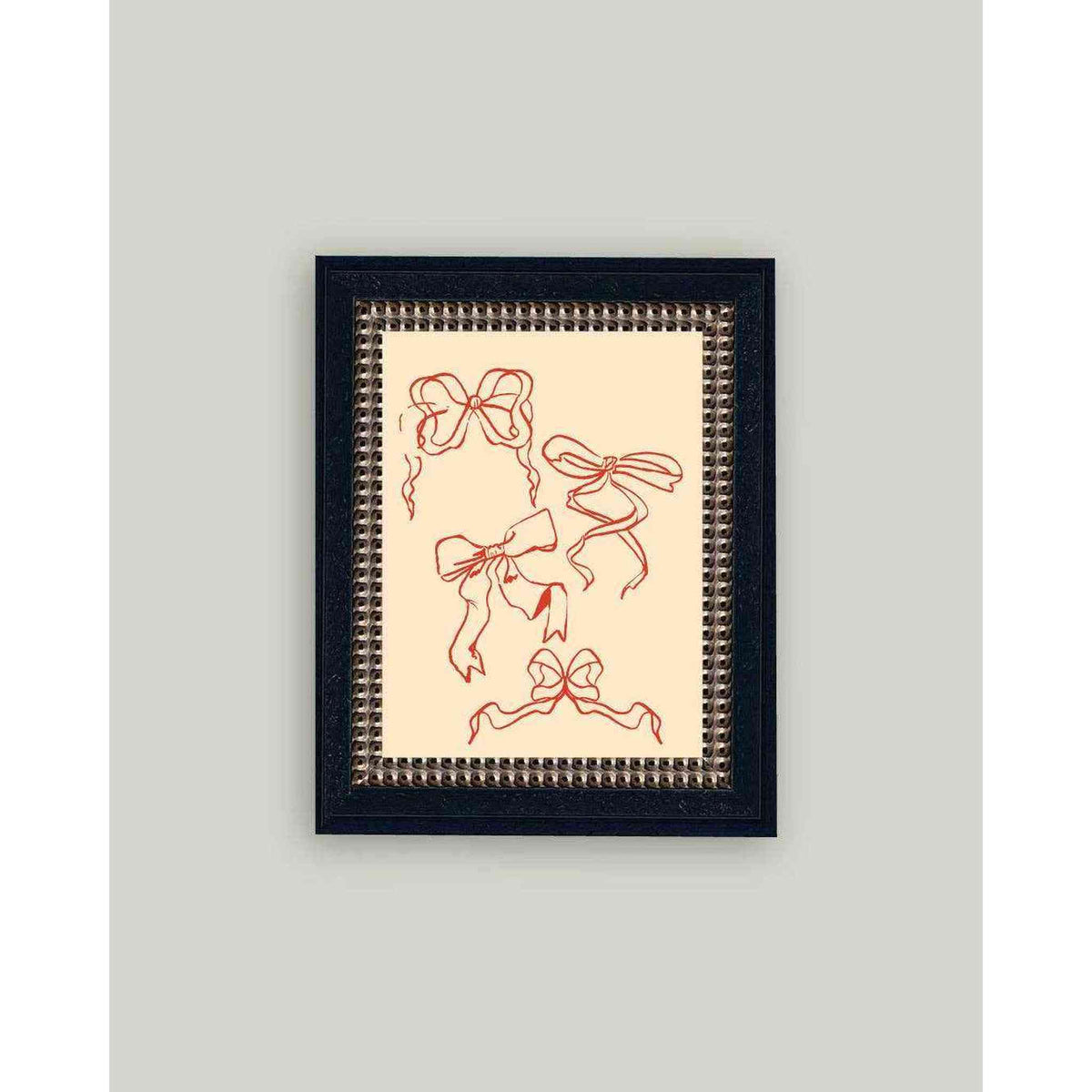 Framed Bows Wall Art