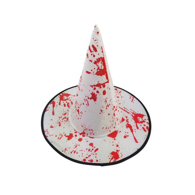Halloween Witch Hat Black Oxford Cloth Costume Prop
