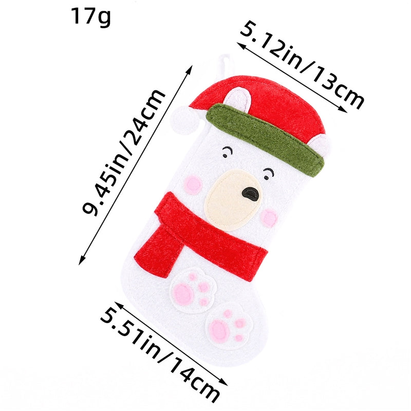 Candy Bag Snowman Deer Christmas Tree