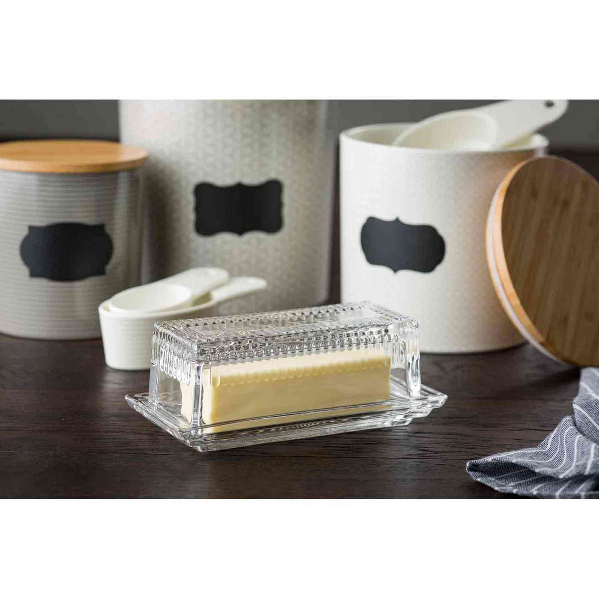 Embossed Butter Dish