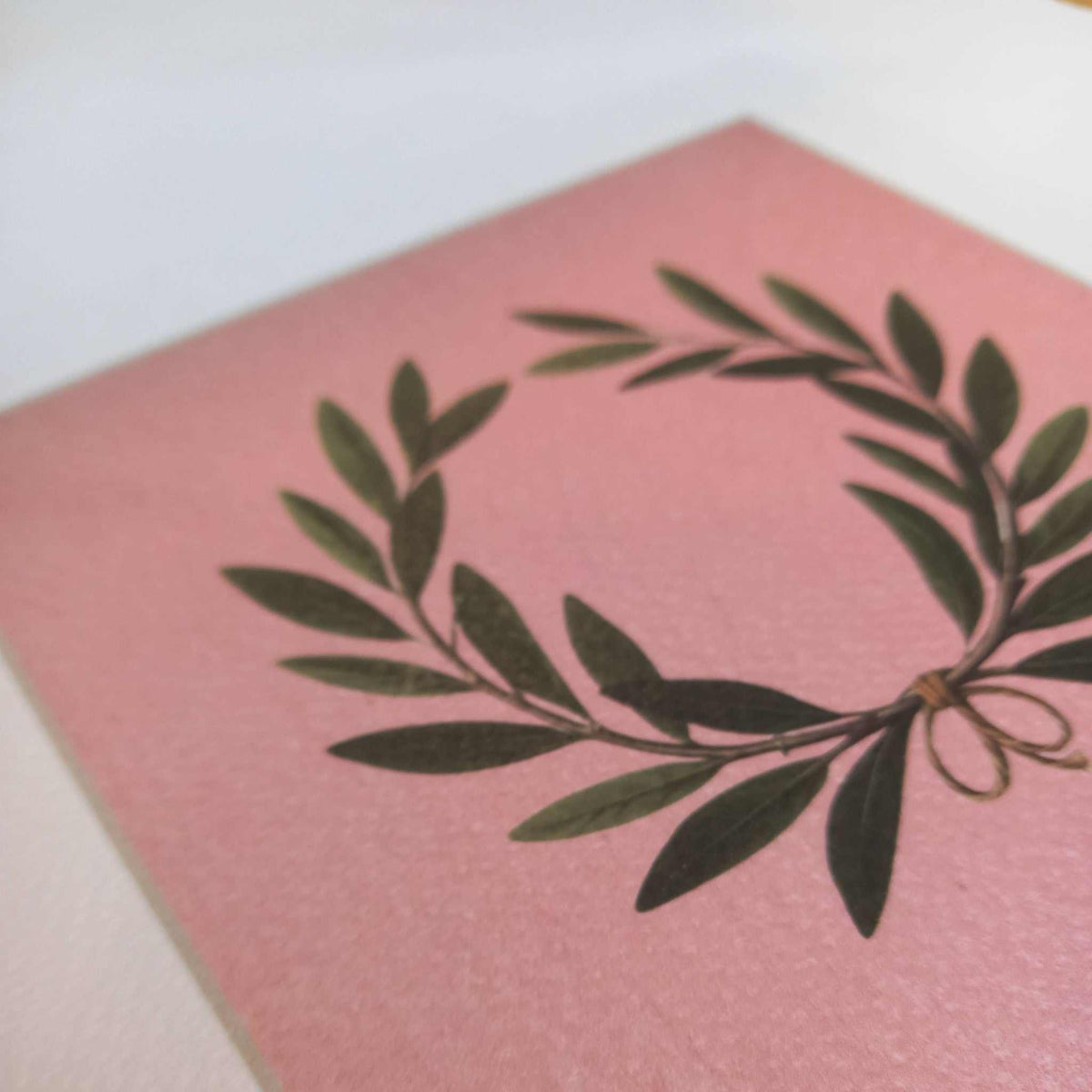 Frame + Laurel Wreath Illustration