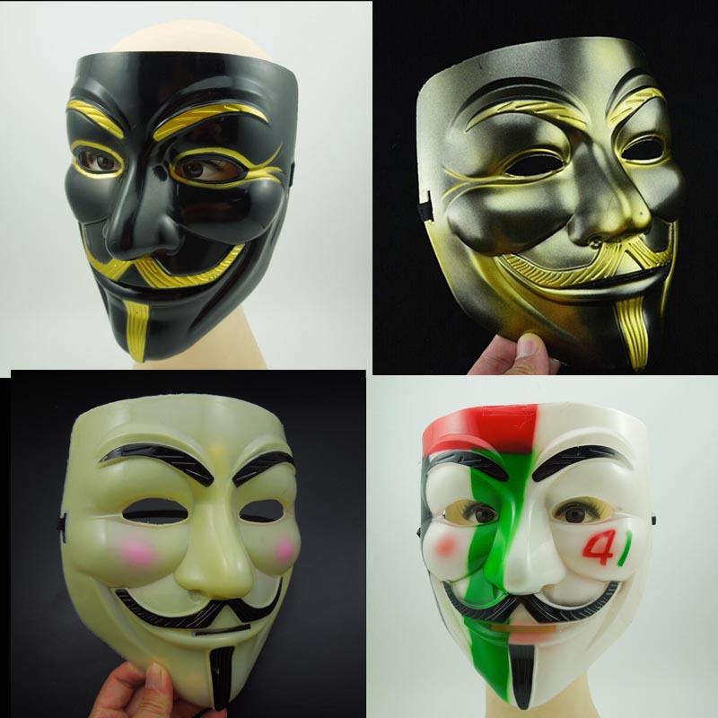 Halloween V Vendetta Mask Party Costume Accessory